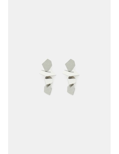 Boucles d’oreilles avec éléments géométriques superposés Dixie