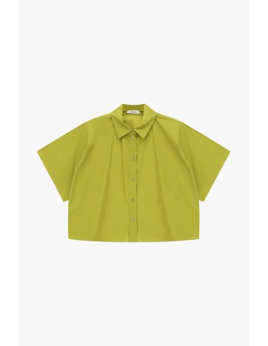 Chemise courte à manches courtes et coupe carrée Dixie