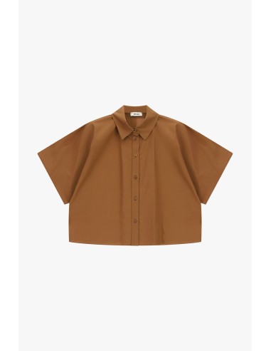 Chemise courte à manches courtes et coupe carrée Dixie