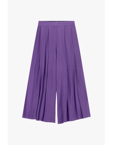 Pantalon palazzo à plis sur le devant et taille haute Dixie