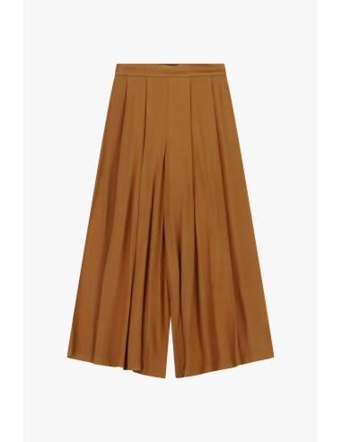 Pantalon palazzo à plis sur le devant et taille haute Dixie