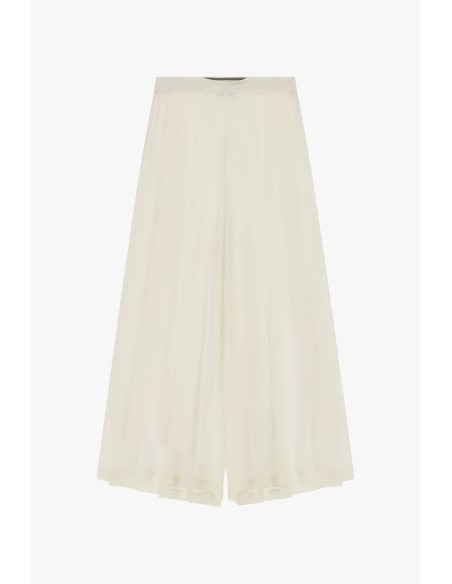 Pantalon palazzo à plis sur le devant et taille haute Dixie