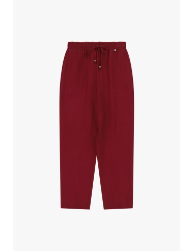 Broek met elastische taille en verstelbaar trekkoord Dixie