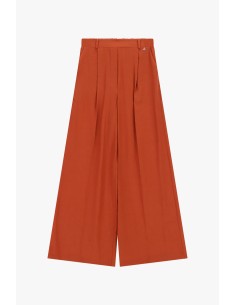 Pantalon palazzo à pinces et taille élastiquée Dixie 2