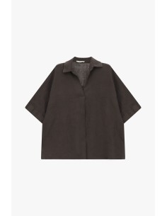 Blouse ample à manches courtes avec col classique s'il vous plaît 2