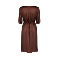 Robe longueur genou en satin légèrement froissé Rinascimento 2