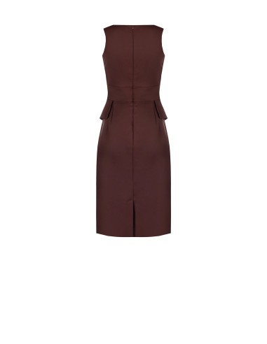 Robe fourreau en coton mélangé extensible « Rinascimento »
