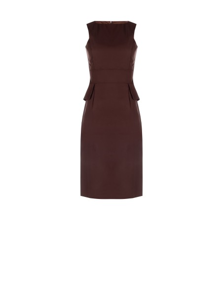 Robe fourreau en coton mélangé extensible « Rinascimento »