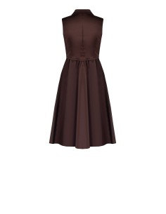 Robe midi en coton mélangé extensible avec poches « Rinascimento » 2
