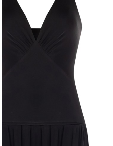 Palazzo-jumpsuit van jersey met diepe V-hals, renaissance-stijl