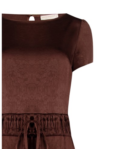 Combinaison palazzo intégrale en satin avec double cordon de serrage à la taille Rinascimento