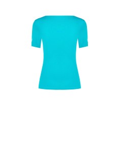 Top ajusté en viscose avec nœud et découpe en forme de goutte Rinascimento 2