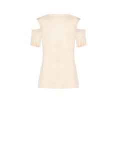 T-shirt coupe classique en coton avec découpe sur les épaules « Rinascimento » 2