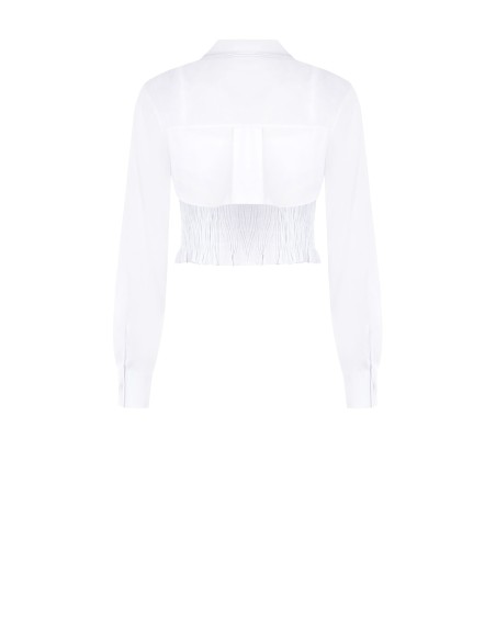 Chemise deux pièces détachables en mélange de coton avec top froncé Rinascimento