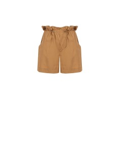 Short en coton avec cordon de serrage à la taille et poches « Rinascimento »