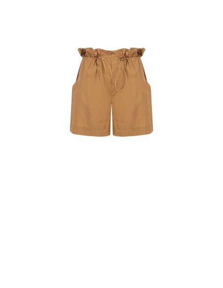 Short en coton avec cordon de serrage à la taille et poches « Rinascimento »