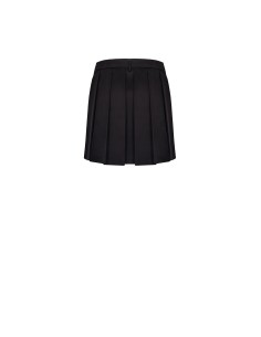 Mini-jupe plissée en mélange de lyocell et de coton avec ceinture assortie Rinascimento 2
