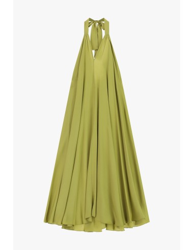 Robe longue évasée à encolure américaine Dixie