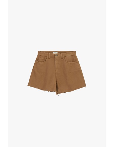 Short regular fit avec détails effilochés et poches Dixie