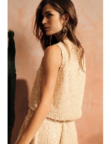 Geperforeerde top met strikbandjes en decoratieve details Dixie