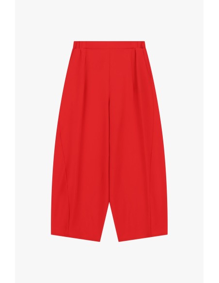 Pantalon palazzo cropped à coupe ample Please
