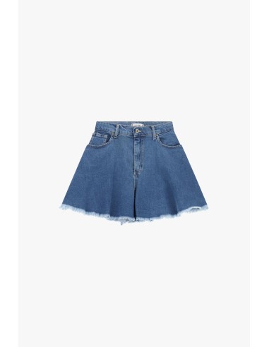 Shorts évasés effet jupe avec ourlet effiloché Please