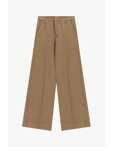 Hoge taille palazzobroek met zijzakken Please