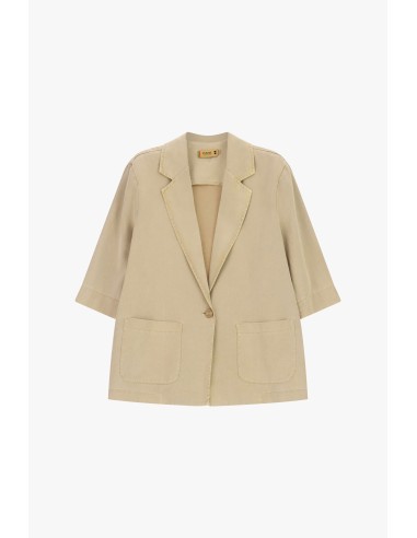 Blazer oversize avec poches frontales et manches larges Please
