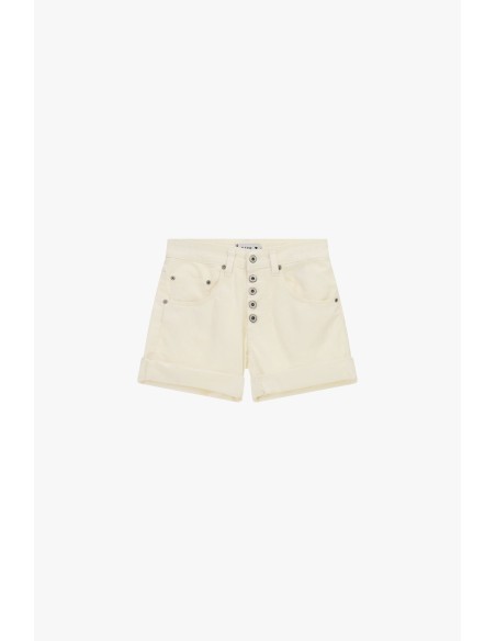 Regular-fit shorts met omslag en knopen aan de voorkant, alstublieft