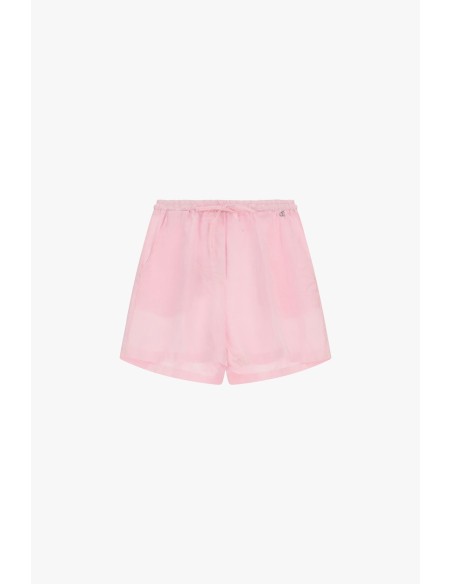 Short coupe classique à taille élastiquée et cordon de serrage Dixie
