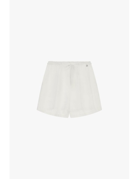 Short coupe classique à taille élastiquée et cordon de serrage Dixie