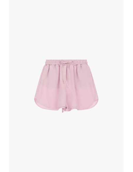 Dixie regular-fit shorts met afgeronde zoom en elastische taille