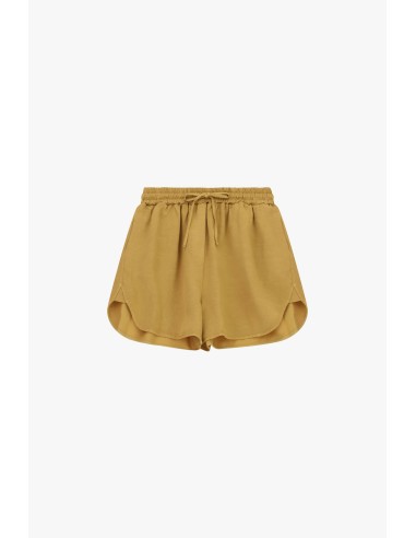 Dixie regular-fit shorts met afgeronde zoom en elastische taille