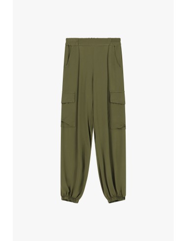 Pantalon cargo avec poches et bas élastiqué Dixie
