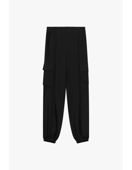 Pantalon cargo avec poches et bas élastiqué Dixie