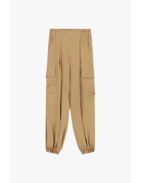 Pantalon cargo avec poches et bas élastiqué Dixie