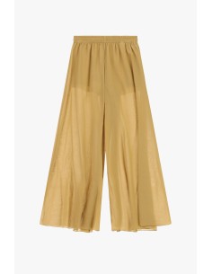 Wijde palazzobroek met elastische taille van Dixie 2