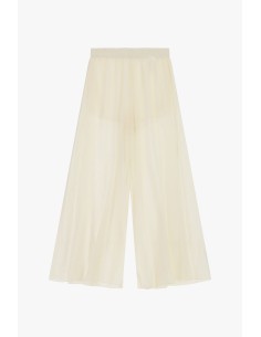 Pantalon palazzo ample à taille élastiquée Dixie