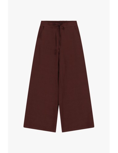 Pantalon palazzo à taille élastique et cordon de serrage Dixie