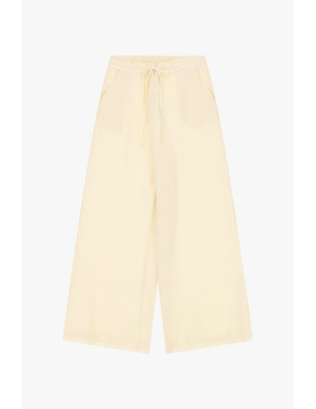 Pantalon palazzo à taille élastique et cordon de serrage Dixie