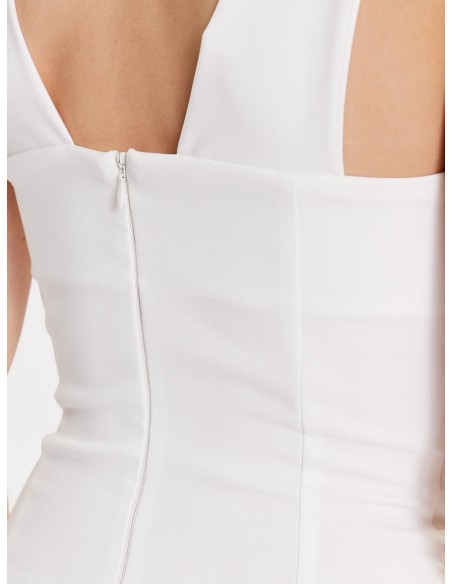 Flare jumpsuit met juweel in de taille van Rinascimento
