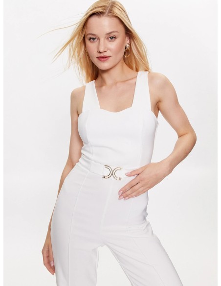 Combinaison évasée avec ceinture ornée de bijoux Rinascimento