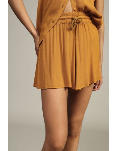 Jupe-short courte à taille élastiquée avec cordon de serrage Dixie