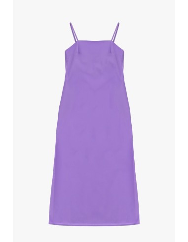 Robe midi à fines bretelles et coupe droite Dixie