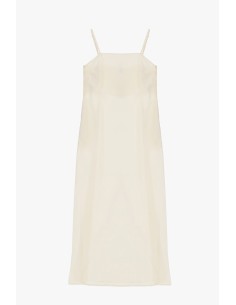 Robe midi à fines bretelles et coupe droite Dixie