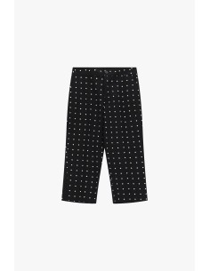 Bermuda coupe regular à motif à pois avec fermeture frontale Please 2