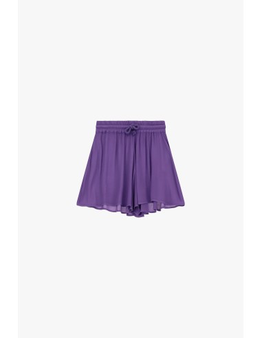Jupe-short courte à taille élastiquée avec cordon de serrage Dixie