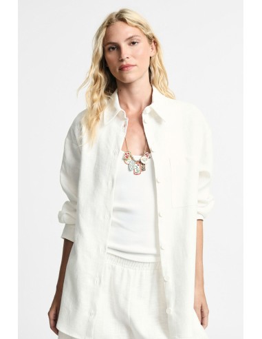 Chemise coupe régulière avec poche plaquée sur le devant et manches longues, s’il vous plaît