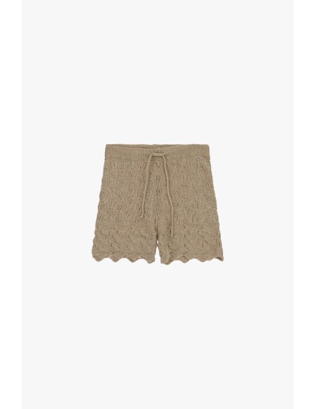 Short regular fit en maille avec cordon Please
