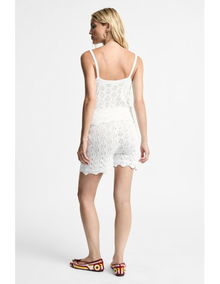 Short regular fit en maille avec cordon Please